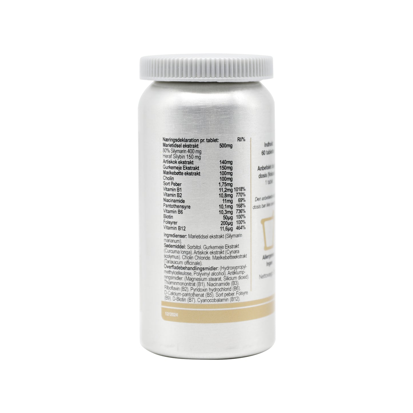 Milk thistle liver support tablets